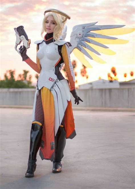 Overwatch mercy witch cosplay